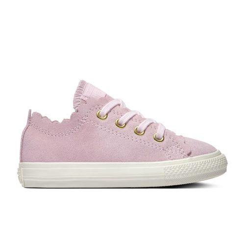 converse white all star frilly thrills ox trainers