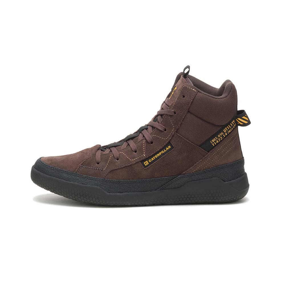 Botines marrones para hombre Botin Hex Hi Utility Caterpillar Coliseum