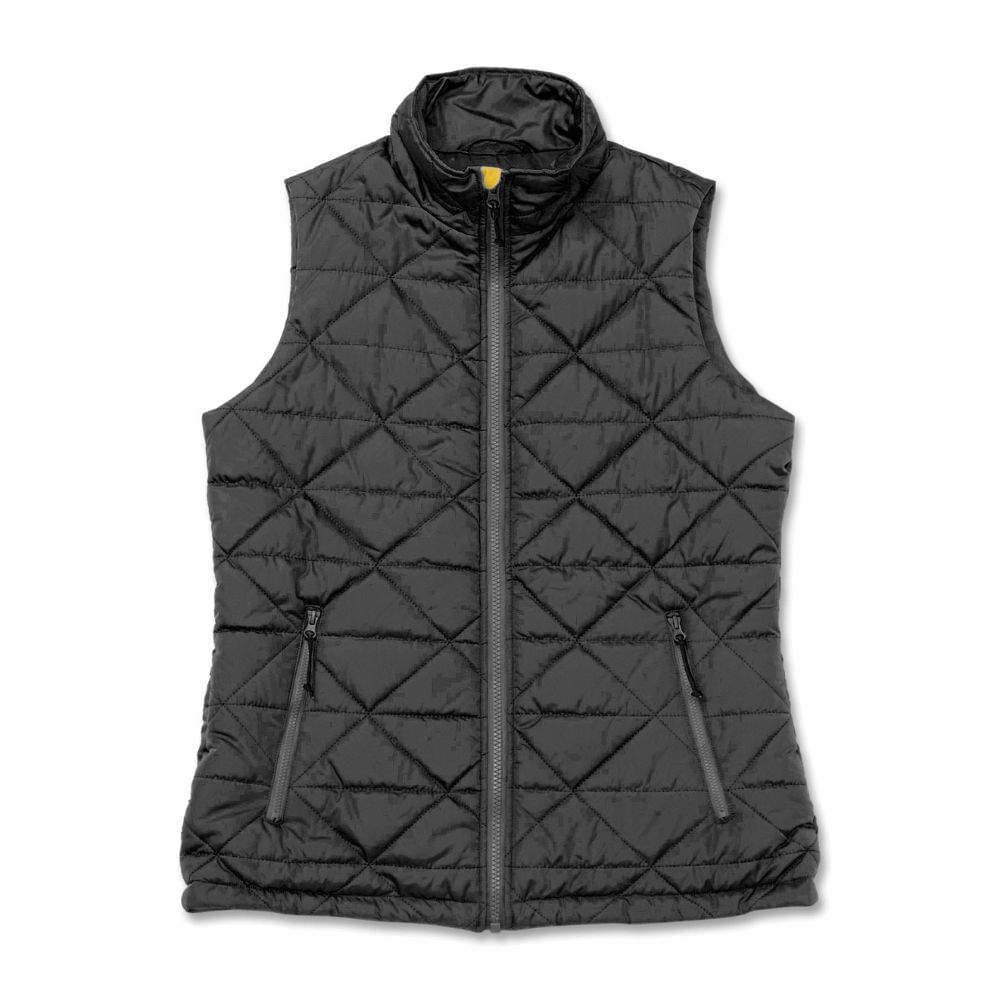 Chaleco Mediumweight Insulated Quilted Negro para Mujer - Coliseum