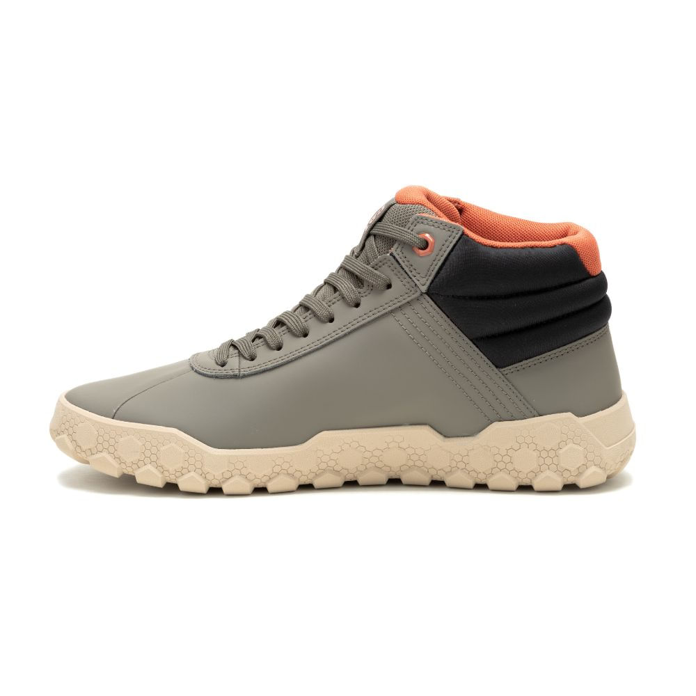 Botin gris Hombre Hex + Mid Caterpillar Coliseum