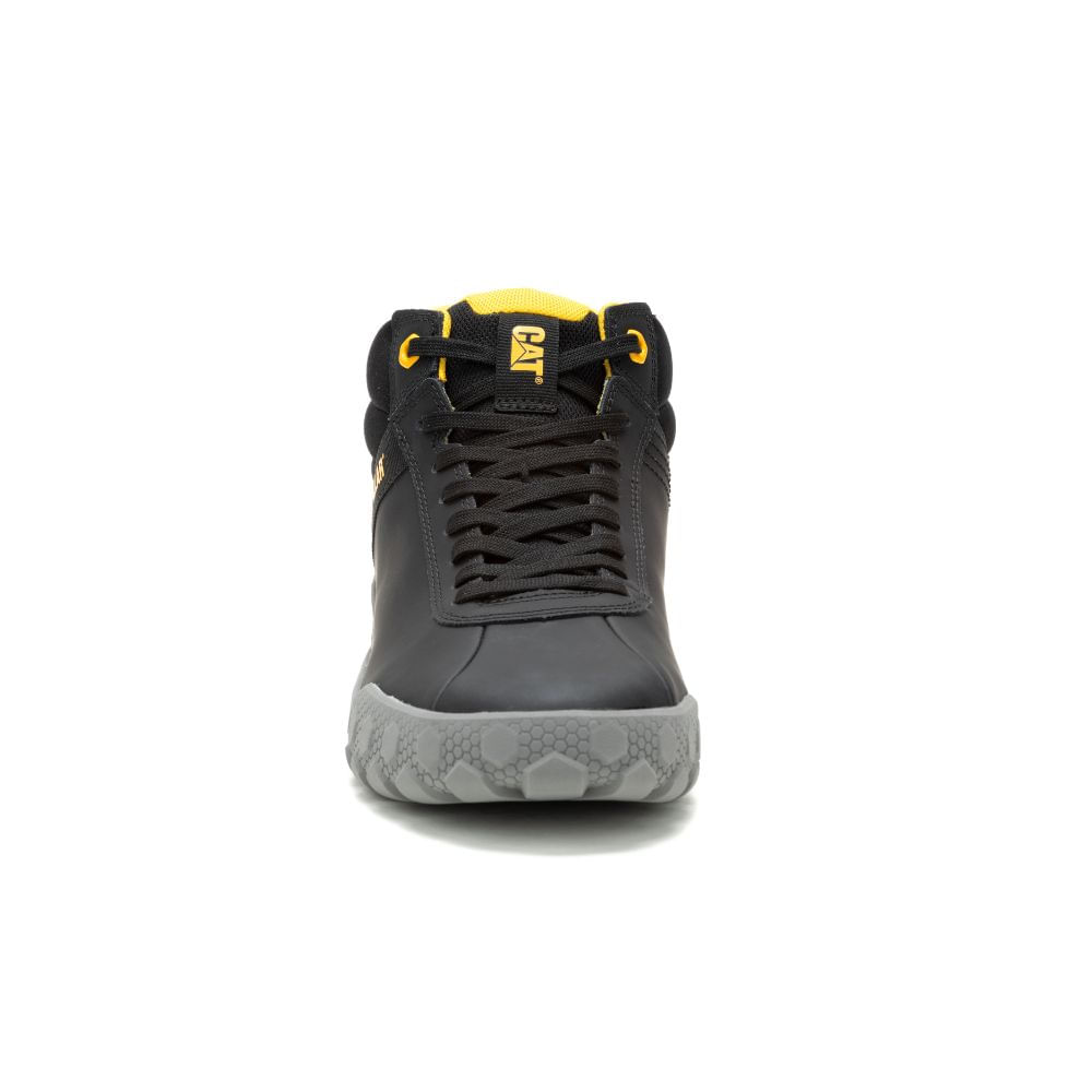Botin negro Hombre Hex + Mid Caterpillar Coliseum